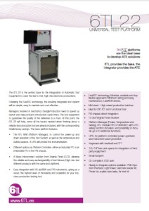 6TL-22 Base test Platform 6TL-22 Base testplatform