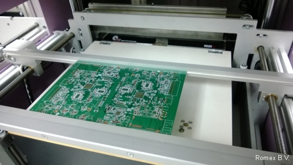 PCB in test position inside a 6TL-33
