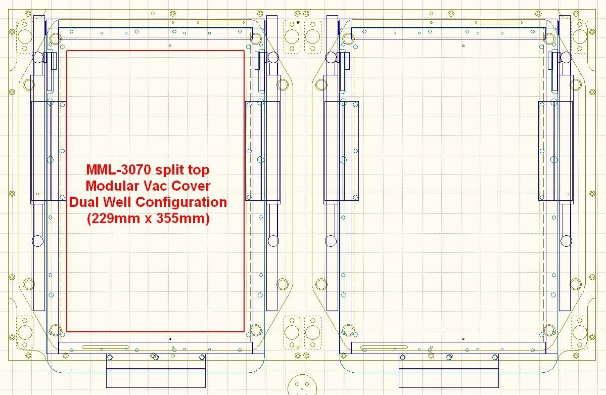 MML-3070_Split_Top_Kit_M3070_Modular_Vac_Cover_Dual_Well_Configuration