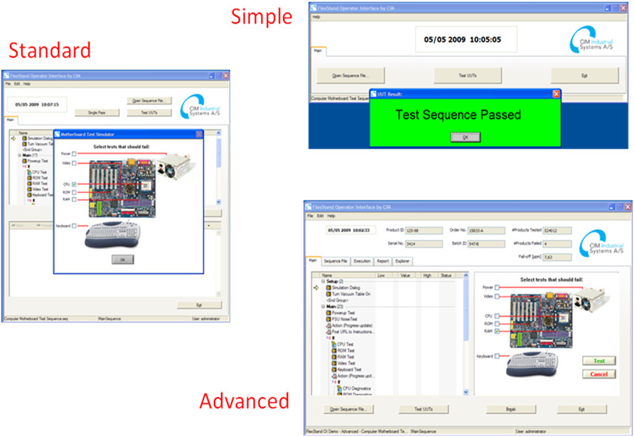 Flexstand Operator Interface (Developer)-image