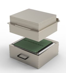 RF-exchangeable test fixture.