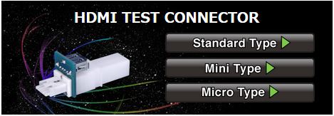 HDMI testconnectoren