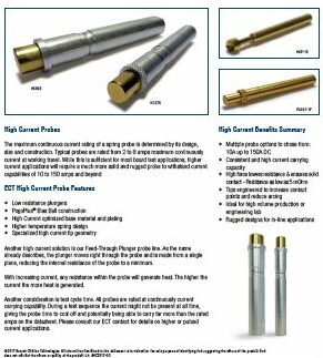 High current probe catalog