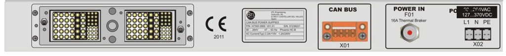Can controlled PSU, rear