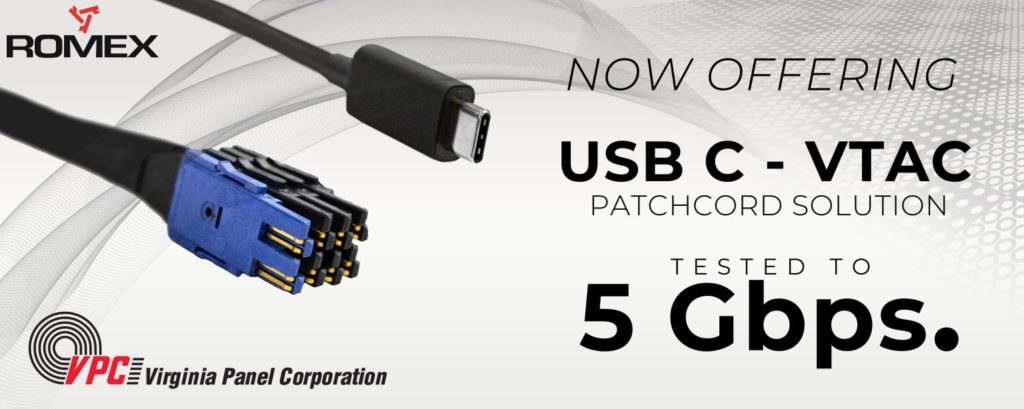 VTAC Mass interconnect interface Patchcords