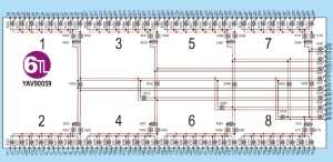 Schema YAV90059 multiplexer