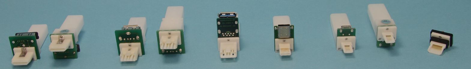 Interface connectoren voor test